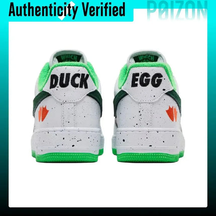 Nike x DOAF Air Force 1 Low top Skateboard Shoes Unisex White Green IU7613-100