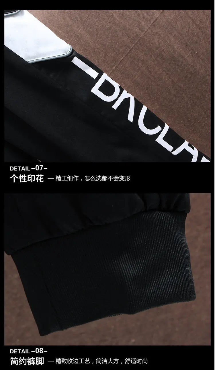 Spring Autumn New Tracksuits Men Set Casual Hooded Jacket Pants Sweatshirt Sportswear Coats Men Jacket+Pant Suits