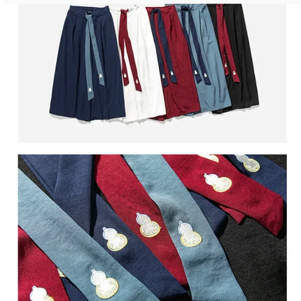2023 Pantaloni da uomo a gamba larga Pantaloni da jogging in cotone Pantaloni larghi retrò Uomo Pantaloni di lino stile cinese Maschio Grande cavallo Nepal Abito Pantaloni solidi