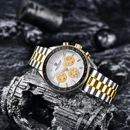 PAGANI DESIGN 2026 Nuovo Orologio da Uomo di Lusso con Vetro Zaffiro AR, Cronografo Sportivo con Quadrante Tachimetro 500, in Acciaio 316L, Luminoso