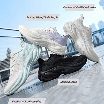 361 Degrees Women Enchanted 2.0 Running Shoes Lightweight Versatile Soft Cushioning Durable Versatile Female Sneakers 682512235 PlatiNum