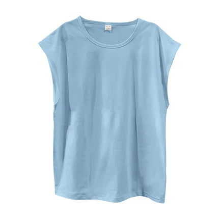 Amazon cross-border men's clothing summer new sleeveless t-shirt youth casual loose thin vest men PlatiNum