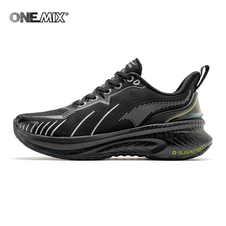 ONEMIX Scarpe da corsa per uomo Allenamento atletico Scarpe da tennis sportive da uomo Scarpe da ginnastica da passeggio resistenti all'usura antiscivolo per esterni PlatiNum