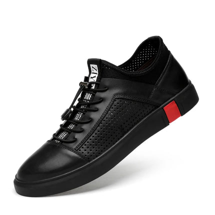 Genuine Leather Mens Luxury Shoes Summer Comfort Brand Men Running Shoes Breathable Walking Sneakers Tenis Masculino Hombre 2024