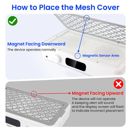 Brushless Nail Dust Collector Dual Turbo Fans Nail Vacuum Cleaner 5-Level Suction Two Hands Nail Dust Extractor Fans for Nail Salon Manicure Table