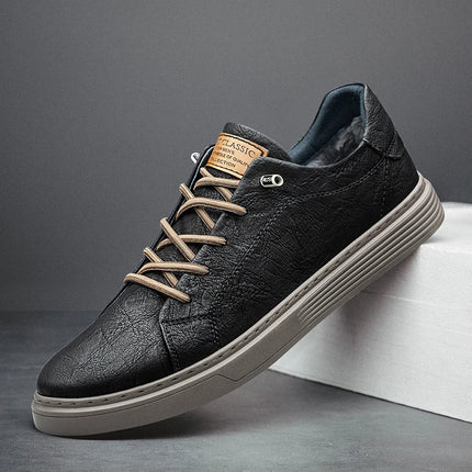 Italian Brand Black Genuine Leather Oxford Shoes UNISEX Casual Shoes Lace Up Flat Sneakers  Luxury Shoes for Men Big Size: 36-47
