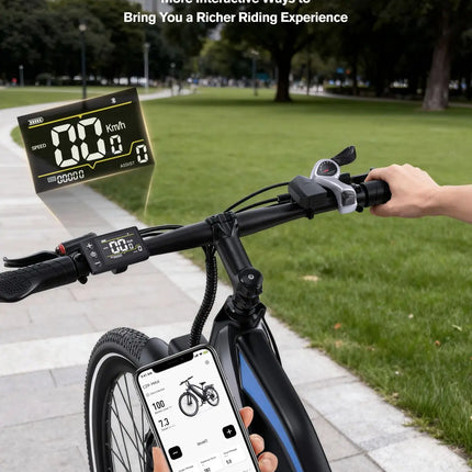 Bicicletta Elettrica DUOTTS C29 Max con Motore da 250W, Batteria 48V18AH, Freno a Disco Idraulico, Pneumatici da 29 Pollici, E-bike per Pendolari Urbani