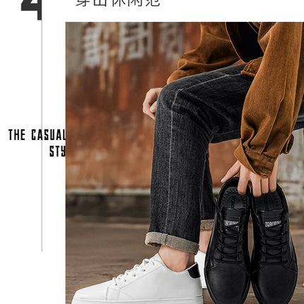 2026 Spring and Autumn Large Size New Trendy Men's Shoes Korean Style Breathable Versatile White Shoes Running Youth Casual Sports Shoes