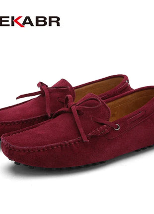 Dekbr Casual uomo scarpe in vera pelle estate traspirante verde mocassini da uomo scarpe in pelle Sapato Masculino Zapatos Hombre
