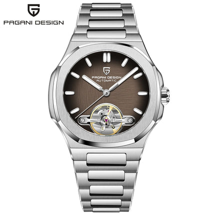 Nuovo Orologio da Uomo PAGANI DESIGN 2026 con Tourbillon Scheletrato, Orologio Automatico di Lusso di Alta Gamma per Uomo, Elegante Orologio da Polso Meccanico Sportivo
