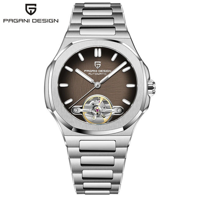Nuovo Orologio da Uomo PAGANI DESIGN 2026 con Tourbillon Scheletrato, Orologio Automatico di Lusso di Alta Gamma per Uomo, Elegante Orologio da Polso Meccanico Sportivo