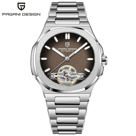 Nuovo Orologio da Uomo PAGANI DESIGN 2026 con Tourbillon Scheletrato, Orologio Automatico di Lusso di Alta Gamma per Uomo, Elegante Orologio da Polso Meccanico Sportivo