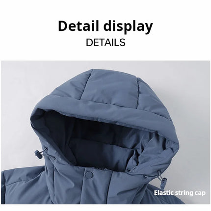 KELME Men's Thermal Down Jacket Outdoor Running Windproof Fleece-Lined Thickened Training Jacket пуховик женский