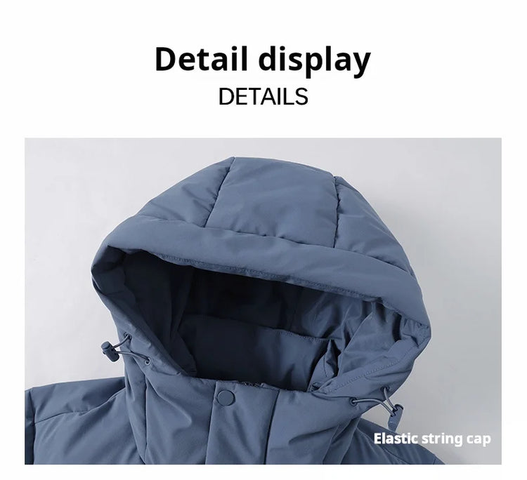 KELME Men's Thermal Down Jacket Outdoor Running Windproof Fleece-Lined Thickened Training Jacket пуховик женский