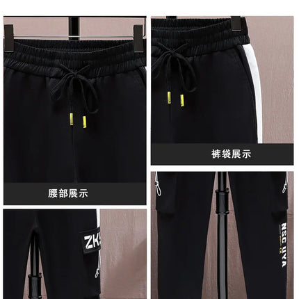 Fashion Two Piece Men's Sets Spring Autumn Youth Street Wear Hooded Jacket & Pant Suit Outdoor Coat & Jogger Tracksuits Clothing