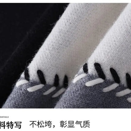 Sweaters men 2025 Winter Letter pattern thick sweater men Student youth sweaters autumn Men's wool pullovers full