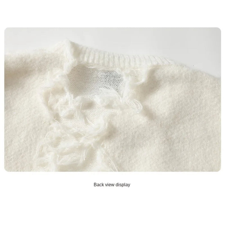 2026 Autumn Winter Crew Neck Sweater For Men Fashion Japanese Style Loose Casual Knit Pullover Long Sleeve Tops