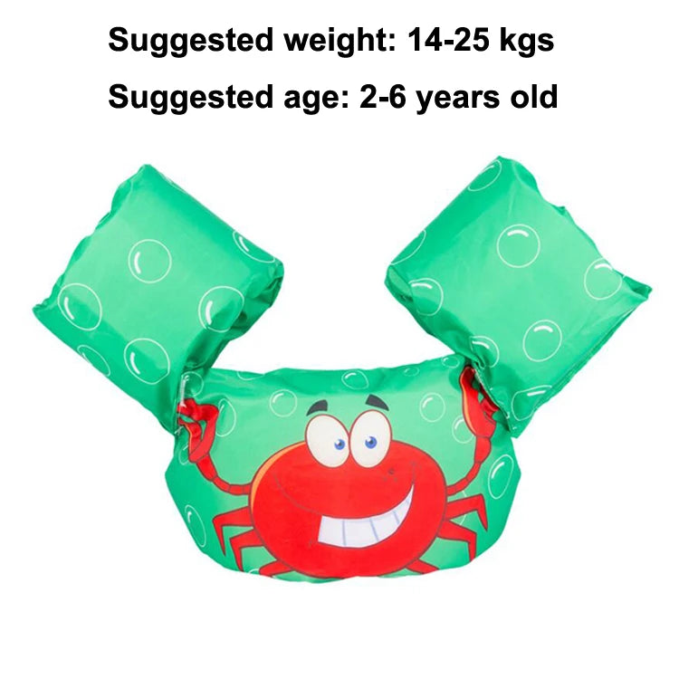 2-6Y Gilet da bagno per bambini Braccio galleggiante Cerchio Swim Trainer Gilet da nuoto per bambini