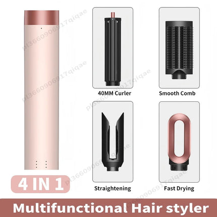 SenCiciMen 6-in-1 Air Multi-Styler & Hair Dryer Brush With Auto-Wrap Curlers 1500W Powerful Blow Dryer with Negative Ions  Fast Drying, Curling, Volumizing & Straightening Gift for Women