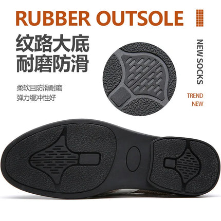 Scarpe basse formali estive maschili Scarpe casual traspiranti da uomo Scava fuori mocassini da uomo Mocassini fantastici Scarpe da esterno slip on fatte a mano