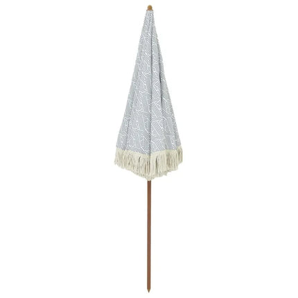 Ombrellone da Spiaggia Inclinabile 160x160cm in Poliestere e Acciaio, Portatile, Regolabile, Anti-UV per Giardino e Terrazza