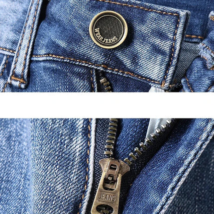2025 Estate Marca Stretch Sottile Bermuda Masculina Cotone Denim Jeans Jorts Uomo Al Ginocchio Morbido Ropa Hombre Pantaloncini