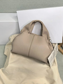 Grande borsa tote da donna in pelle morbida, con manici integrati, borsa capiente per shopping e lavoro