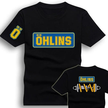 Desktop_Amazing Tees Men's Ohlins Shock Suspension Car Motorcycle Sport Racing T Shirt Summer Casual Oversized Men's Short Sleeve
