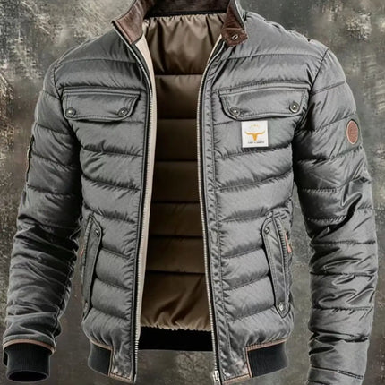 New Men's Stand-up Collar Cotton Jacket Casual Warm Thickened Cotton Coat Winter 2026 Fashion New Spring And Summer