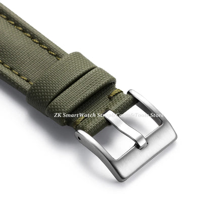 Cinturino per orologio in tela di nylon 18/19/20/21/22mm per Omega per Blancpain Sailcloth cinturino impermeabile cinturino da polso in pelle a sgancio rapido