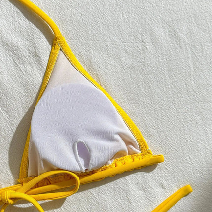 2026 Bikini sexy Costumi da bagno femminili Costumi da bagno a tre pezzi da donna Costumi da bagno da spiaggia Costumi da bagno Bikini brasiliano Set Bagnante da piscina platinumshop