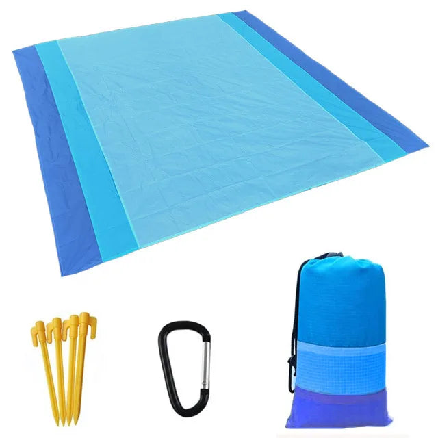 2022 Oversized Beach Towel Sandproof Mat Windproof Waterproof Picnic Blankets