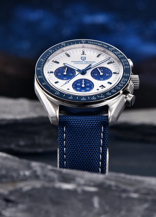 PAGANI DESIGN 2026 Nuovo CK2988 Orologio da Polso da Uomo al Quarzo di Lusso Retrò con Funzione Luna, Vetro Zaffiro e Cronografo di Precisione