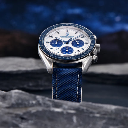 PAGANI DESIGN 2026 Nuovo CK2988 Orologio da Polso da Uomo al Quarzo di Lusso Retrò con Funzione Luna, Vetro Zaffiro e Cronografo di Precisione
