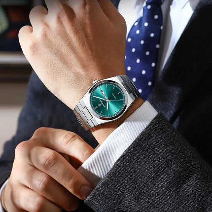 POEDAGAR Orologi da uomo di lusso Impermeabile luminoso Data Settimana Orologio da uomo in acciaio inossidabile Moda casual Orologio da polso da uomo al quarzo Reloj platinumshop