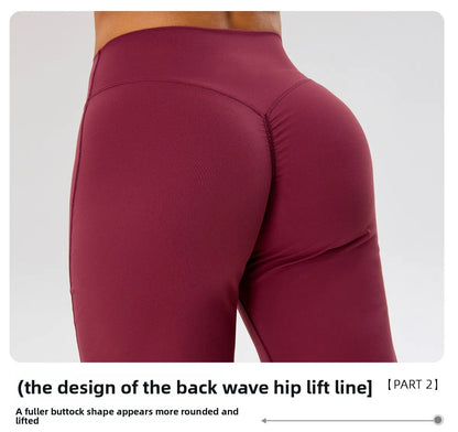 Women High Waist Wide Leg Pants Leggings Tights Fitness Bell-bottoms Yoga Elastic Leggings Push Up Gym Workout Flared Pants