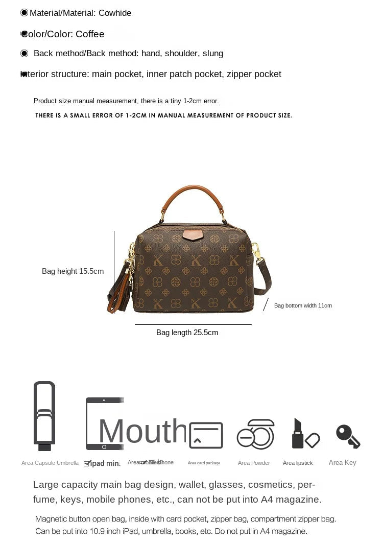 Women's handbag 2025 new autumn and winter designer shoulder crossbody bag, fashionable and high-end pillow bag PlatiNum