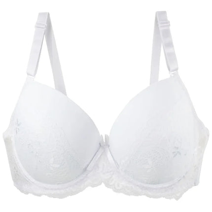 2024 New Sexy Lace Bow Bras For Women Push Up 34/75 36/80 38/85 40/90 42/95 44/100 BCDE Cup Undrwear Plus Size Linger