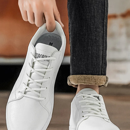 2026 Spring and Autumn Large Size New Trendy Men's Shoes Korean Style Breathable Versatile White Shoes Running Youth Casual Sports Shoes
