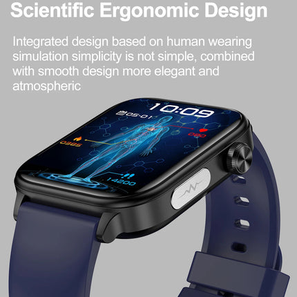 Nuovo 2025 Smartwatch per XIAOM1 con ECG+PPG, Monitoraggio Grasso Sanguigno e Acido Urico, Frequenza Cardiaca, Pressione Sanguigna, Chiamate Bluetooth per Uomini e Donne platinumshop