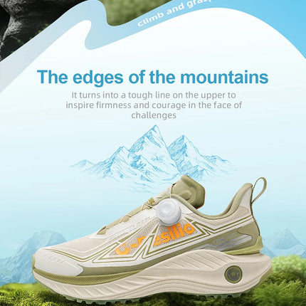 ONEMIX Sneakers da corsa per esterni Scarpe da trail elastiche da uomo Sneakers da donna leggere e traspiranti Coppia scarpe casual impermeabili PlatiNum