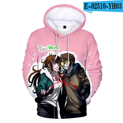 Luxury Novelty Cute Creepypasta Ticcitoby 3D print Hoodies Sweatshirts Men/Women Sweatshirt Casual Long Sleeve Pullovers