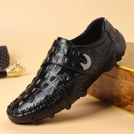 Mocassini Estivi da Uomo per Matrimonio, Scarpe Eleganti da Passeggio, Mocassini da Guida, Nuovi Arrivi Scarpe Casual da Uomo in Pelle Spaccata Slip-on, Scarpe Basse da Uomo