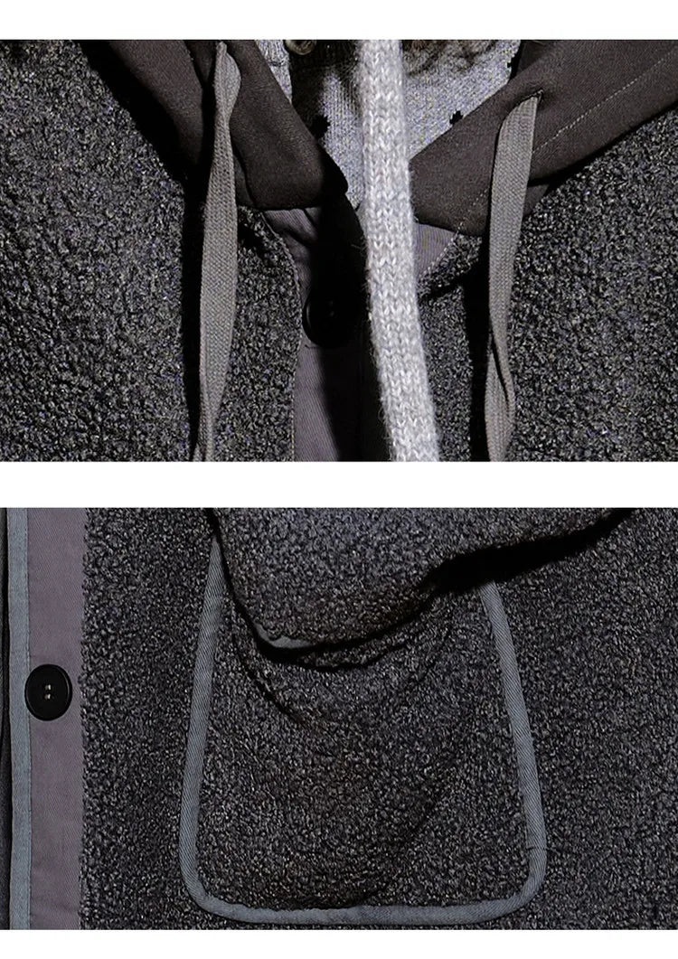 2025 New Lazy Style Oversized Women's Long Hooded Coat Cozy British Trench Jacket With Drawstring For Winter Casual Chic Fashion