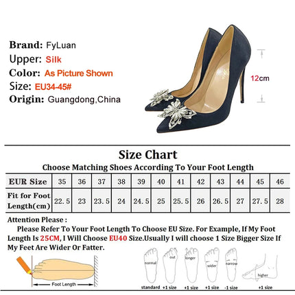 Scarpe da donna in raso Primavera Autunno Decorazione farfalla con strass Tacchi alti eleganti 8CM 10CM 12CM Décolleté da banchetto a punta moda
