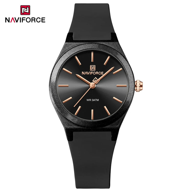 NAVIFORCE 2025 Orologi moda donna Orologio al quarzo Sport Cinturino in silicone Orologi da polso da donna Orologio semplice Regalo relogios feminino platinumshop