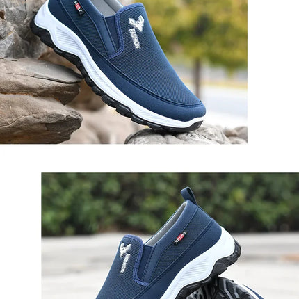 Scarpe da ginnastica da trekking da uomo, scarpe da ginnastica da viaggio ortopediche traspiranti, comode per attività all'aperto, escursioni, passeggiate