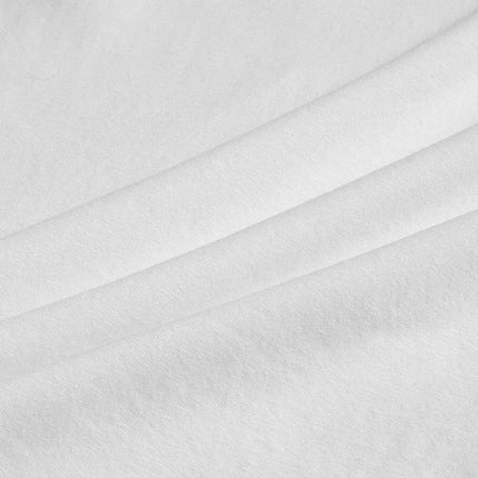 Top girocollo con stampa di cocktail e lettere dei cartoni animati Top casual estivo a maniche corte da donna in stile semplice e versatile