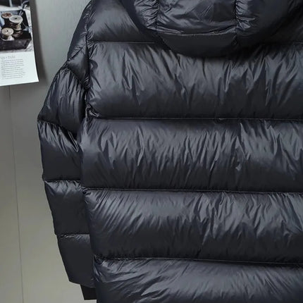Winter Mens Down Coat Windproof Waterproof Outside Casual Outerwear Zip High Street Fashion Men Warm Hooded Windbreaker Jacket