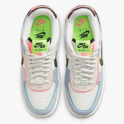 Nike Originals Mens Air Force 1 Shadow AF1 Pink Blue Macaron Casual Shoes CU8591-101